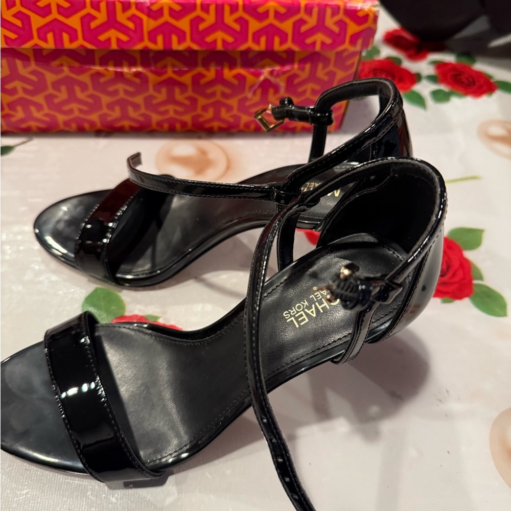 Michael Kors Black Patent Leather Heels